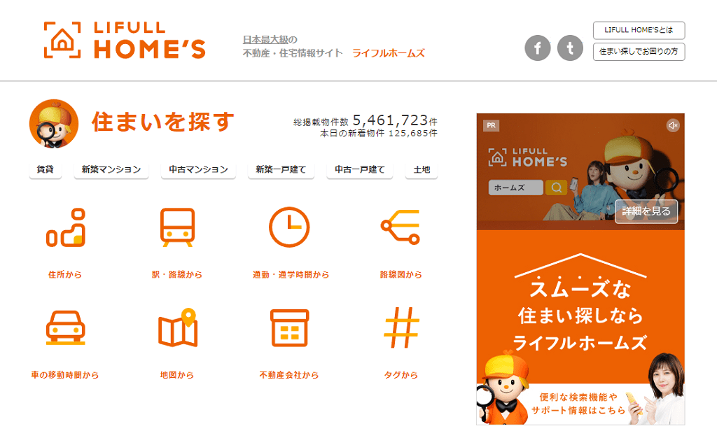 2位:LIFULL HOME’S